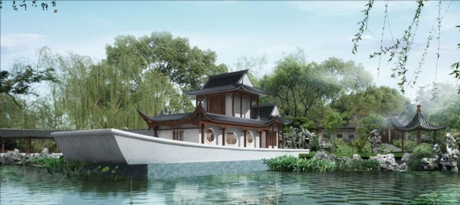 湖北蓝禾古建：专注于仿古祠堂、古建门楼设计与施工！(图1)